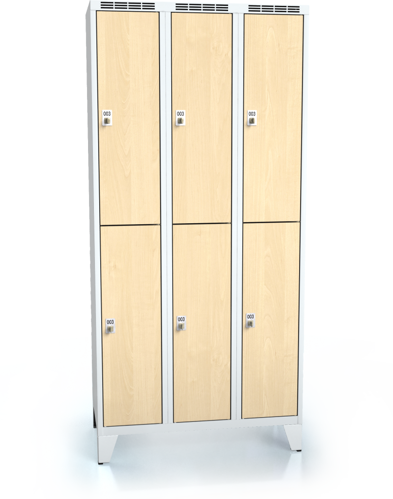 Divided cloakroom locker ALDERA with feet 1920 x 900 x 500